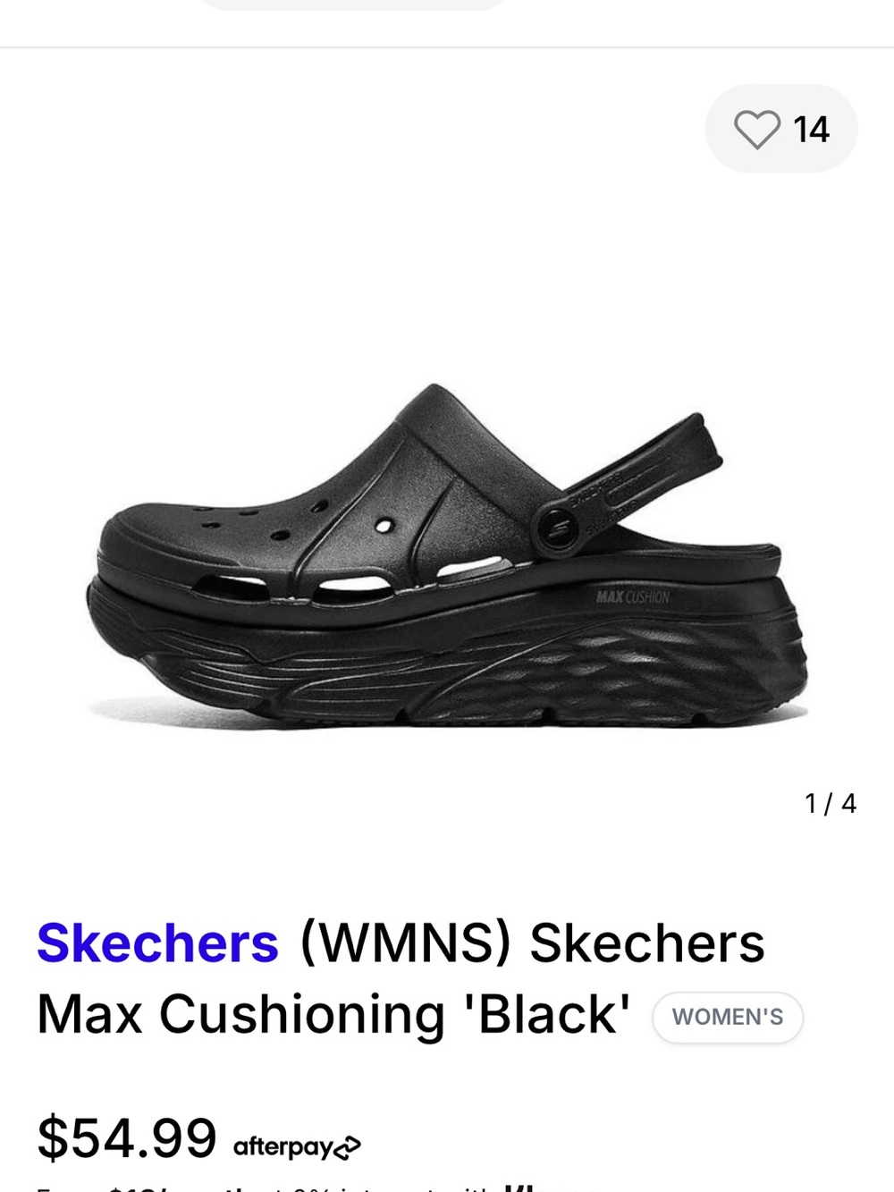 NWOT Skechers Foamies Max Cushioning clog sz 8
